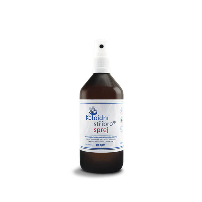 Koloidní stříbro s.r.o. Srebro koloidalne w sprayu, 10 ppm, 200 ml