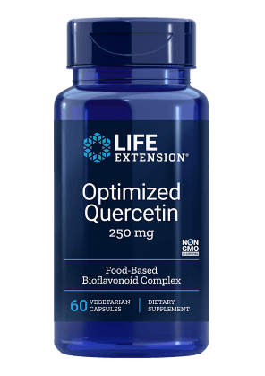 Life Extension, zoptymalizowana kwercetyna, kwercetyna, 250 mg, 60 kapsułek ziołowych