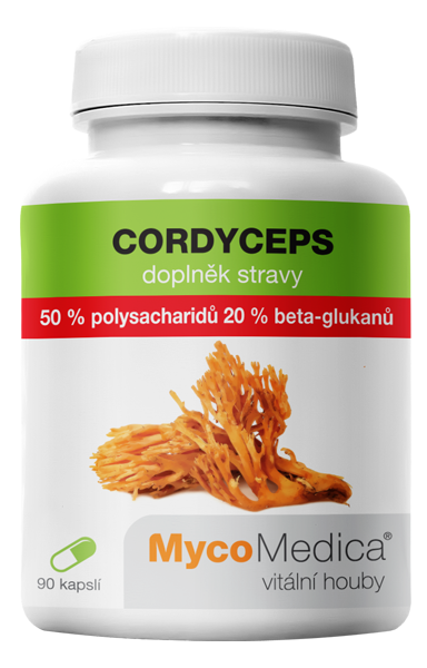 MycoMedica - Cordyceps 50% w wysokim stężeniu, 90 kapsułek ziołowych