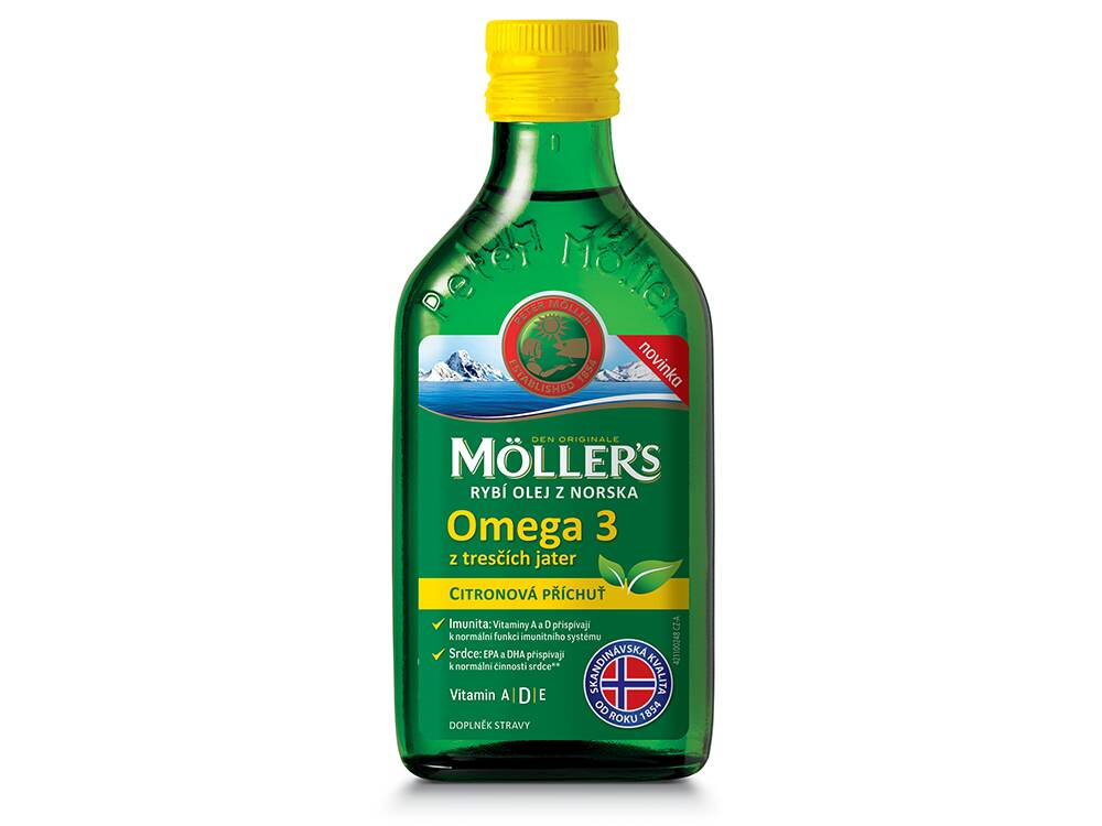 Möller’s Möller's - Omega 3 Cytryna, 250 ml