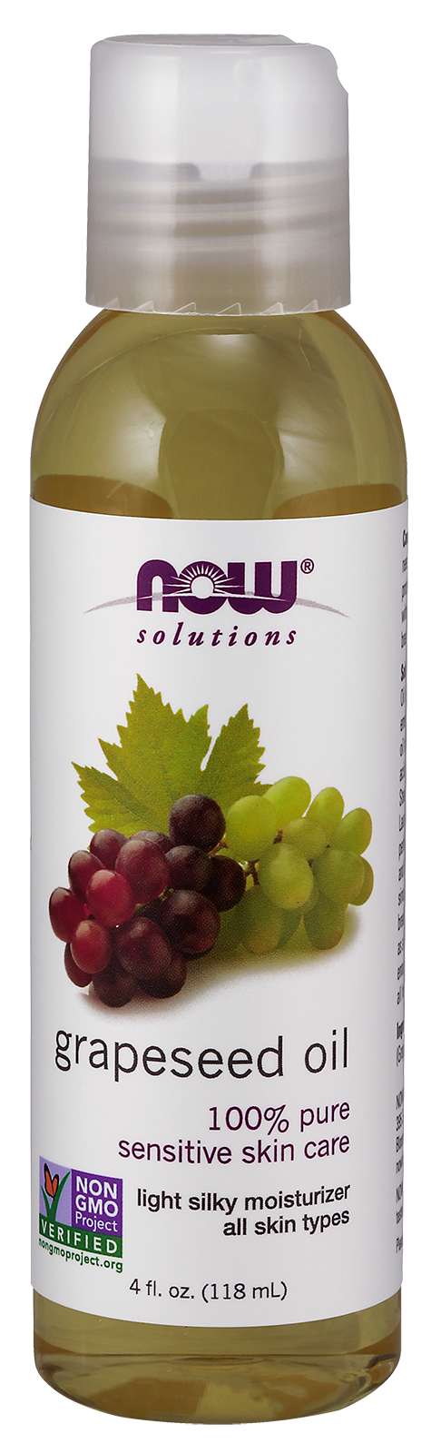Now® Foods NOW olej z pestek winogron, 118 ml