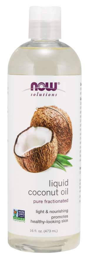 Now® Foods NOW Olej kokosowy, płynny czysty frakcjonowany, 473 ml