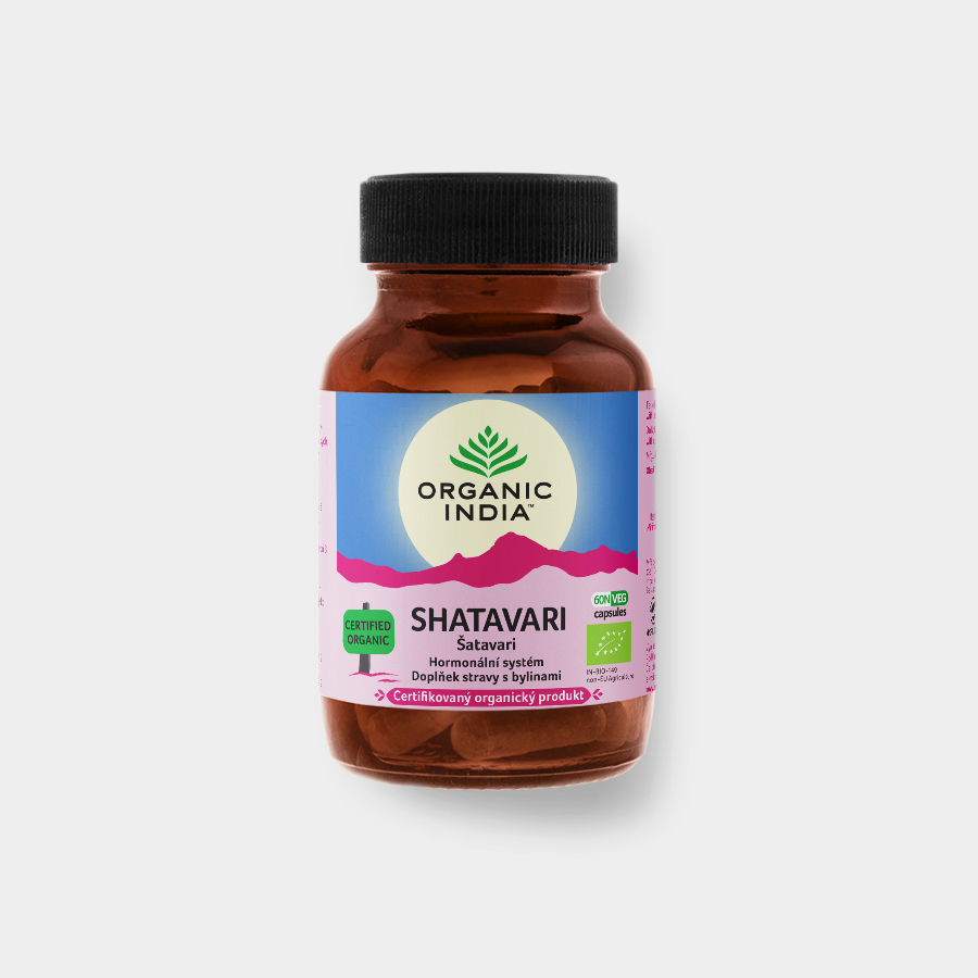 Organic India Šatavari 60 kapslí