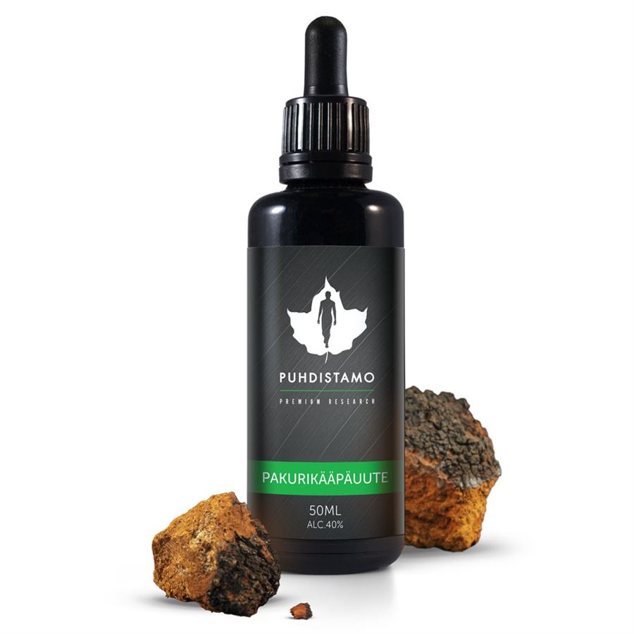 Puhdistamo - Ekstrakt Chaga, 50ml (Pakäkääpäuute)