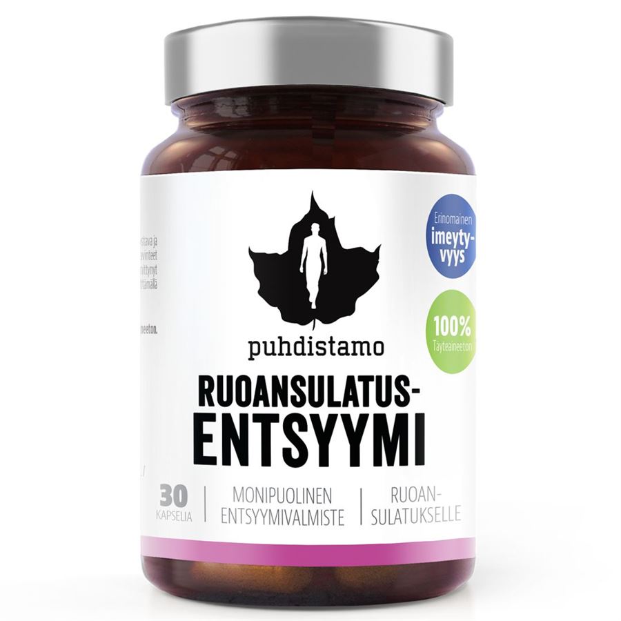 Puhdistamo Enzymy trawienne 30 kapsułek (Enzymy trawienne - Ruoansulatus Enstsyymi)