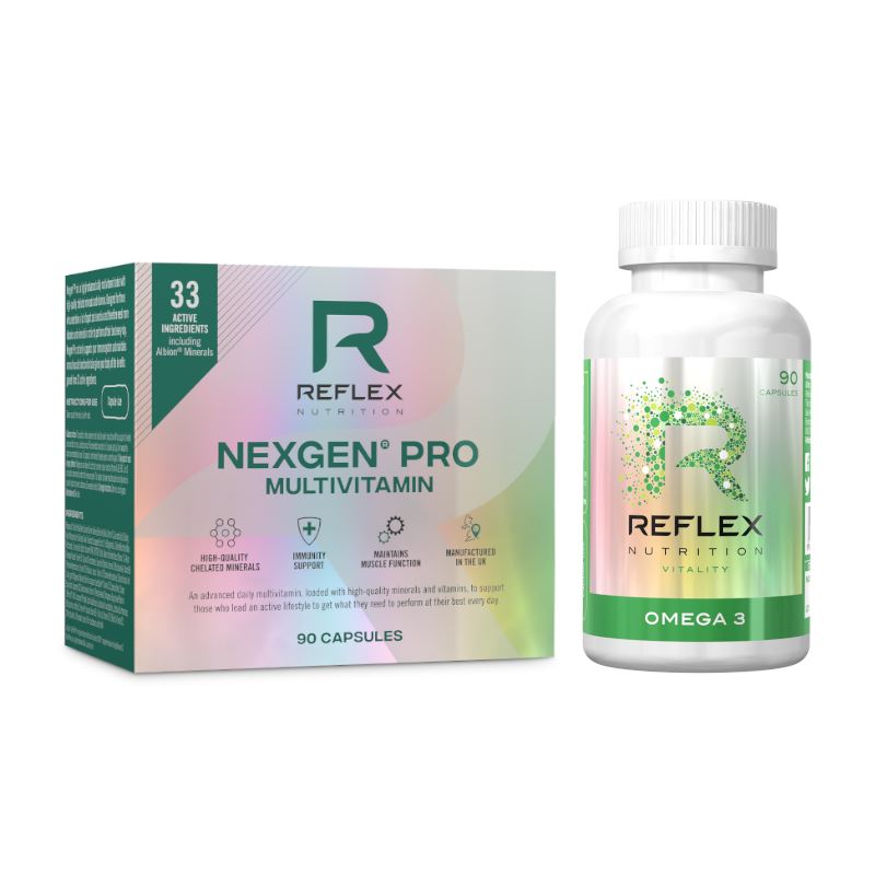 Reflex Nexgen® PRO Multiwitamina 90 kapsułek NOWOŚĆ + Omega 3 90 kapsułek GRATIS