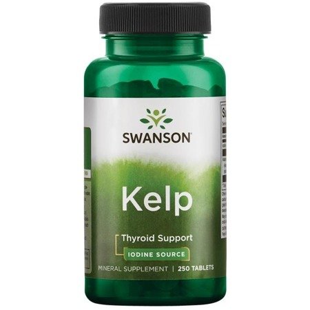 Swanson Kelp (Jod organiczny), 225 mcg, 250 tabletek