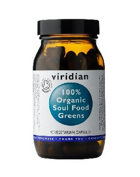 Viridian Soul Food Greens 90 kapsułek Organiczny