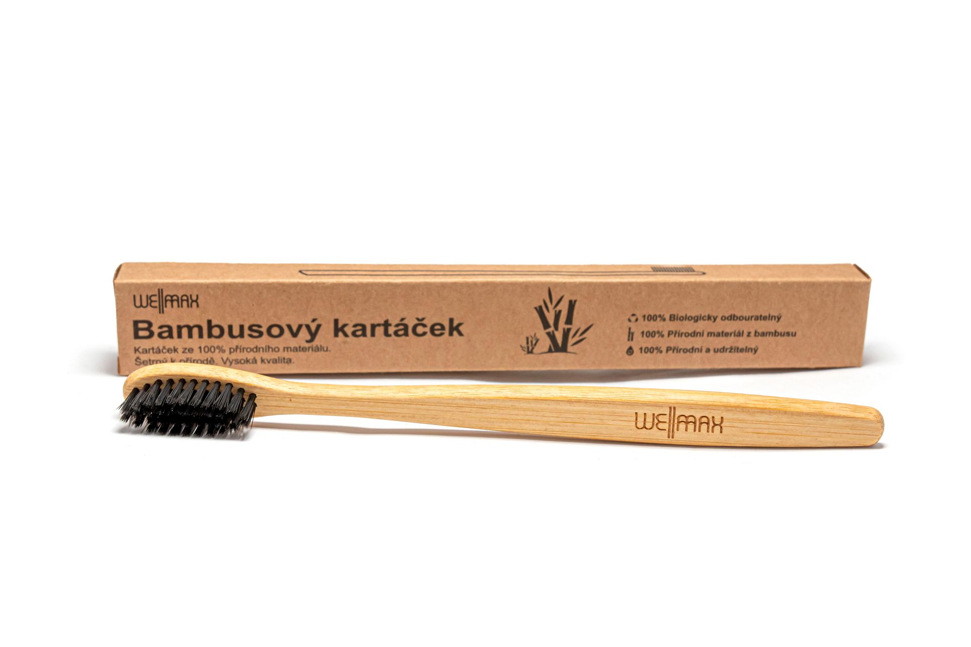 Bambusowa szczoteczka do zębów WellMax