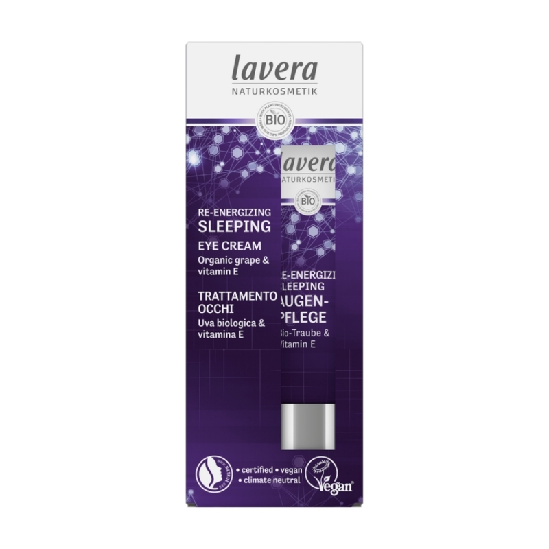 Lavera - Energetyzujący krem pod oczy na noc, 15 ml