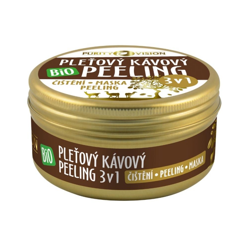 Purity Vision - BIO kawowy peeling do skóry 3 w 1, 70 ml