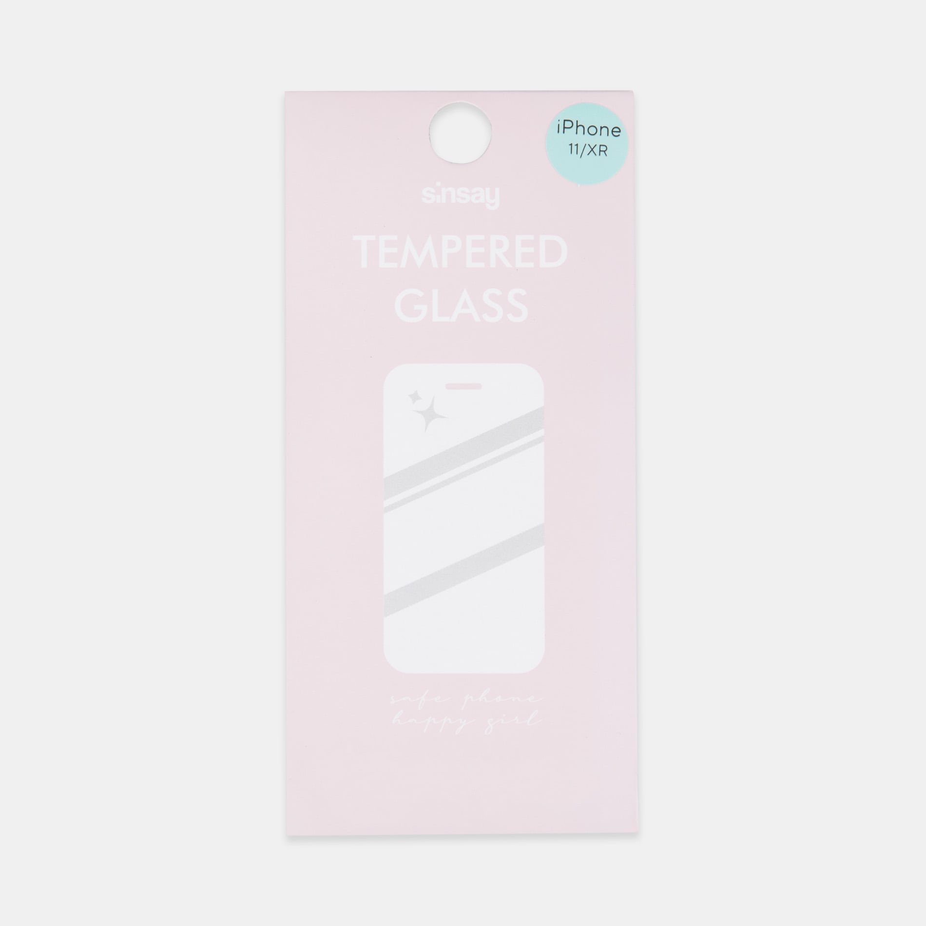 Sinsay - Szkło hartowane iPhone 11/XR - Biały