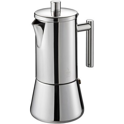 Gefu GEFU kawiarka nando, dzbanek do espresso na 4 filiżanek, ekspres do kawy, dzbanek, ze stali nierdzewnej, wys. 20 cm, 16380 GE16380