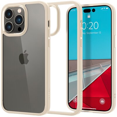 Etui SPIGEN Ultra Hybrid do Apple iPhone 14 Pro Piaskowy Beż