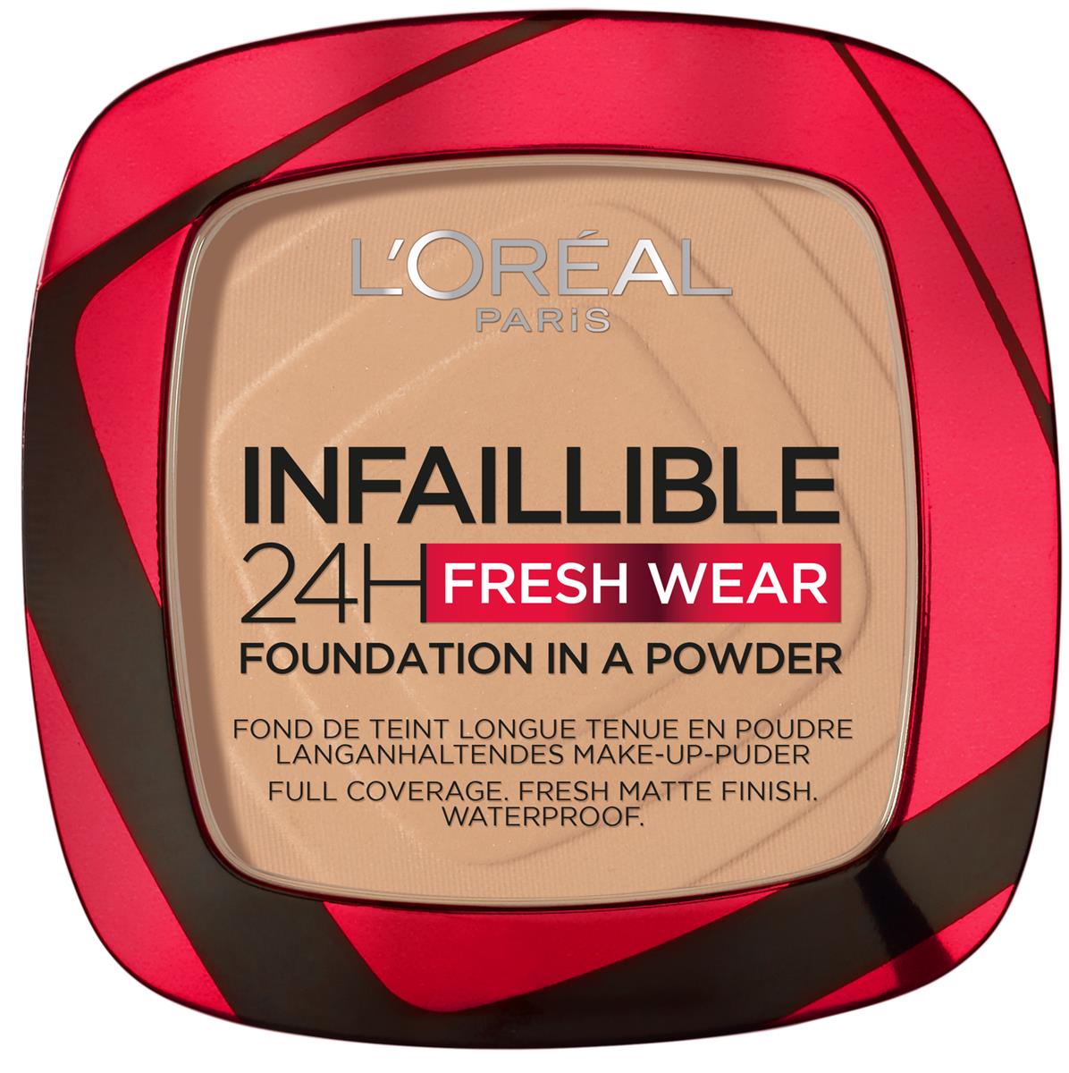 Fresh L'Oreal Paris Infaillible 24H Wear Foundation In A Powder matujący podkład do w pudrze 140 Golden Beige 9g 108444-uniw