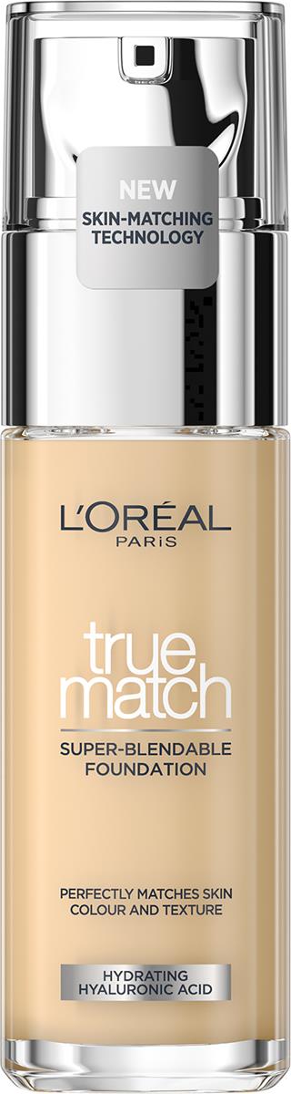 L'Oreal Paris True Match, podkład D.1/W.1 Warm Undertone, 30ml