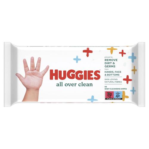 Huggies Single All Over Clean 56 szt chusteczki nawilżane