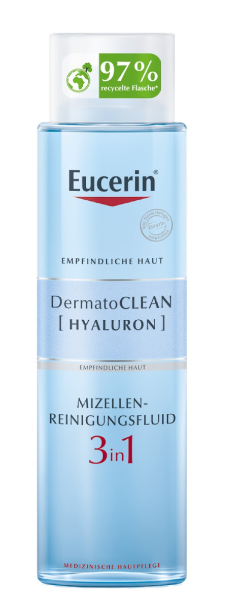 Фото - Крем і лосьйон Eucerin DermatoCLEAN Hyaluron Płyn micelarny, 400ml 