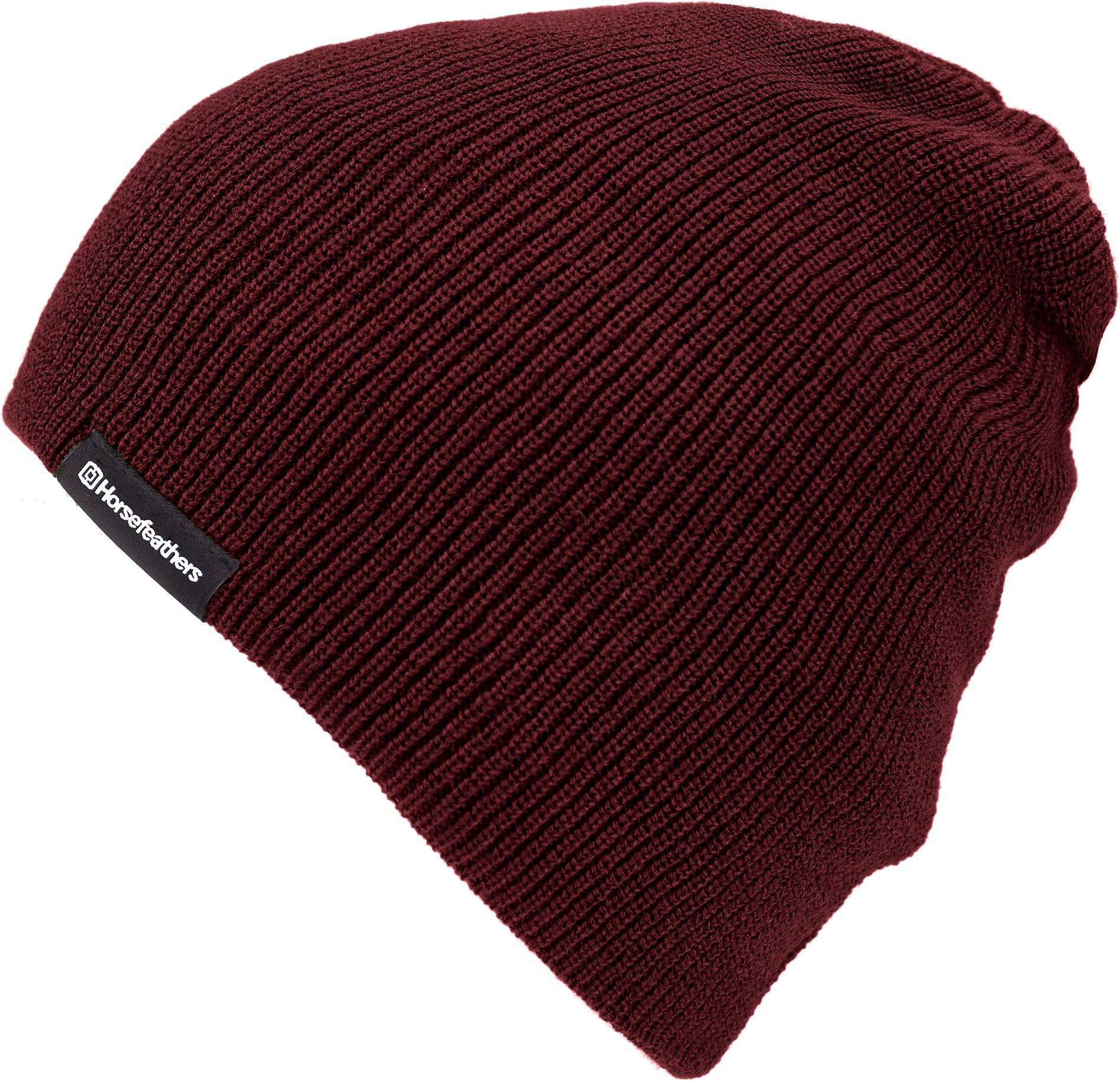 Horsefeathers YARD burgundy męska czapka zimowa