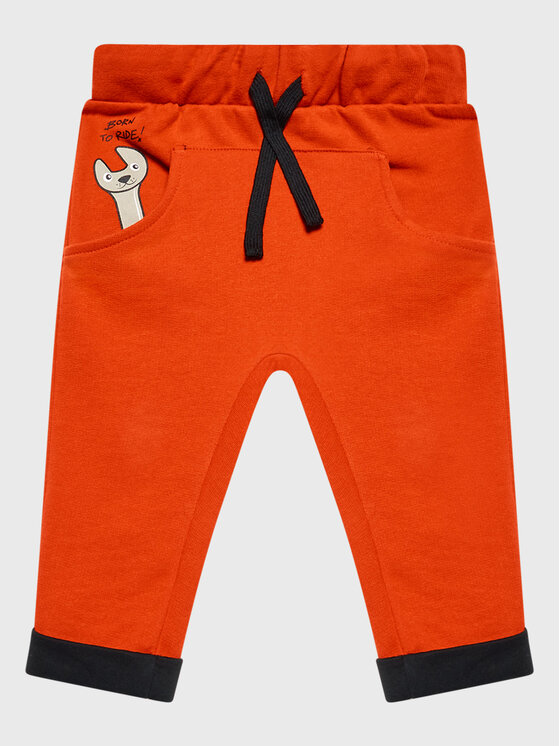 United Colors Of Benetton Spodnie dresowe 3J74GF00X Czerwony Regular Fit