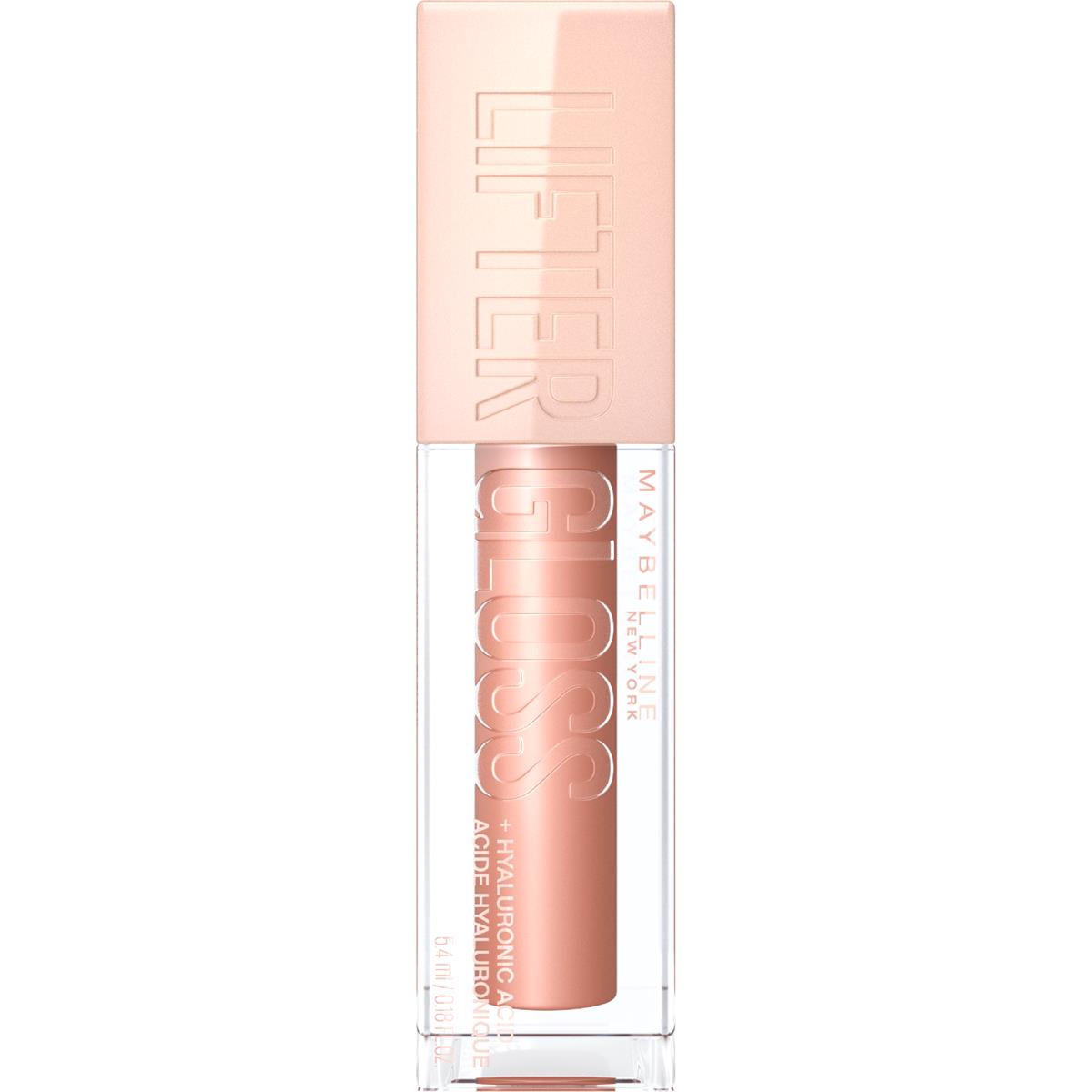 Maybelline LIFTER GLOSS + HYALURONIC ACID - Błyszczyk do ust z kwasem hialuronowym i witaminą E - 5,4 ml - 008 - STONE MAYBDUNR