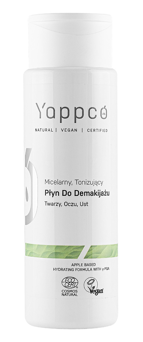 Yappco - Micelarny oczyszczający płyn do demakijażu twarzy, oczu i ust 300ml