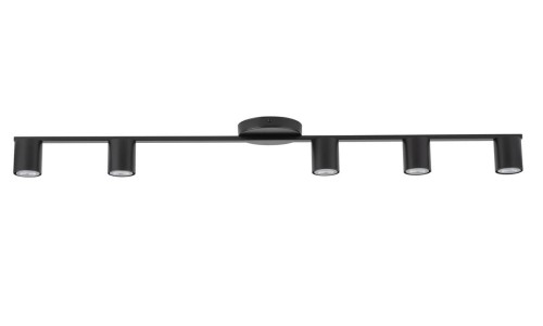 Sky lampa sufitowa 5-punktowa czarna 33439
