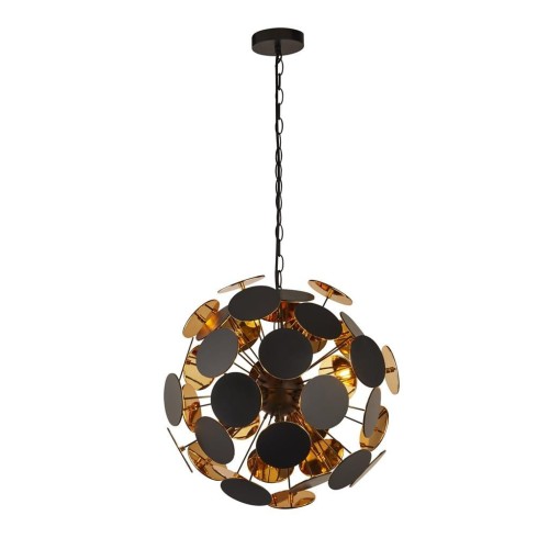 Discus lampa wiszaca 4-punktowa czarna 3074-4BG