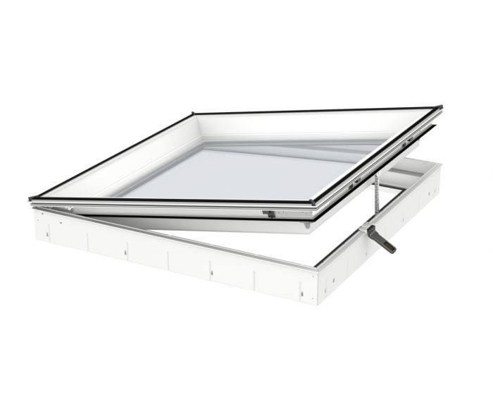 Velux CVU 0220Q – podstawa dwuszybowa do okna do płaskiego dachu Nowej Generacji elektryczna CVU 080080 0220Q