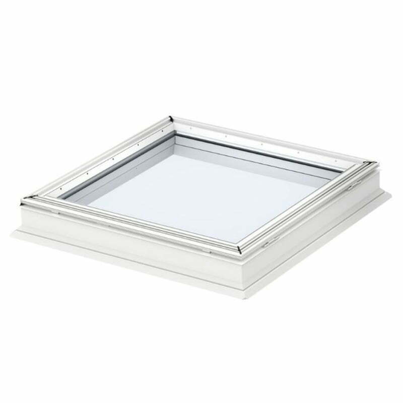 Velux CFP 0073U – podstawa dwuszybowa do okna do płaskiego dachu nieotwierana CFP 090120 0073
