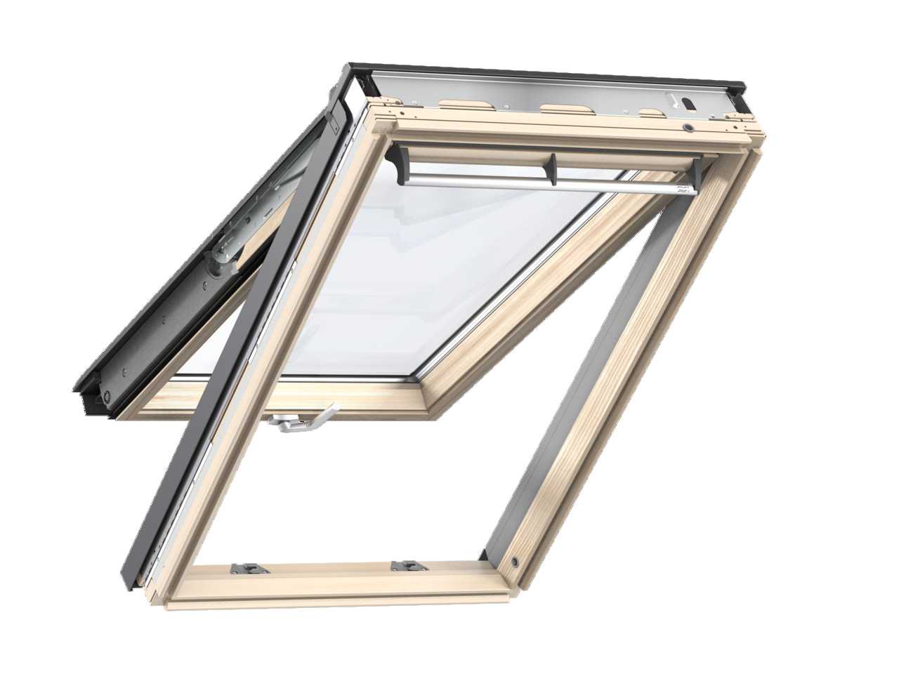 Okno obrotowe GPL 3068 VELUX klapowo-obrotowe z szybą superoszczędną GPL SK08 3068