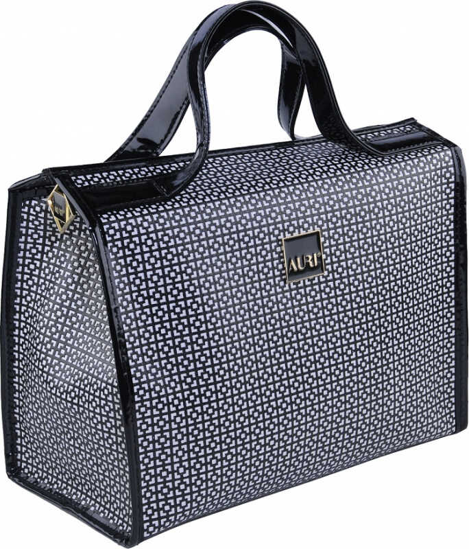 AURI - Kosmetyczka, torba, kufer Simple - 4440845 - Black&White