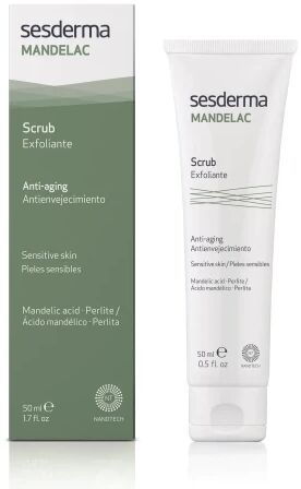 SesDerma Laboratories Przeciwstarzeniowy peeling z kwasem migdałowym do twarzy i ciała - Laboratories Mandelac Scrub Face And Body