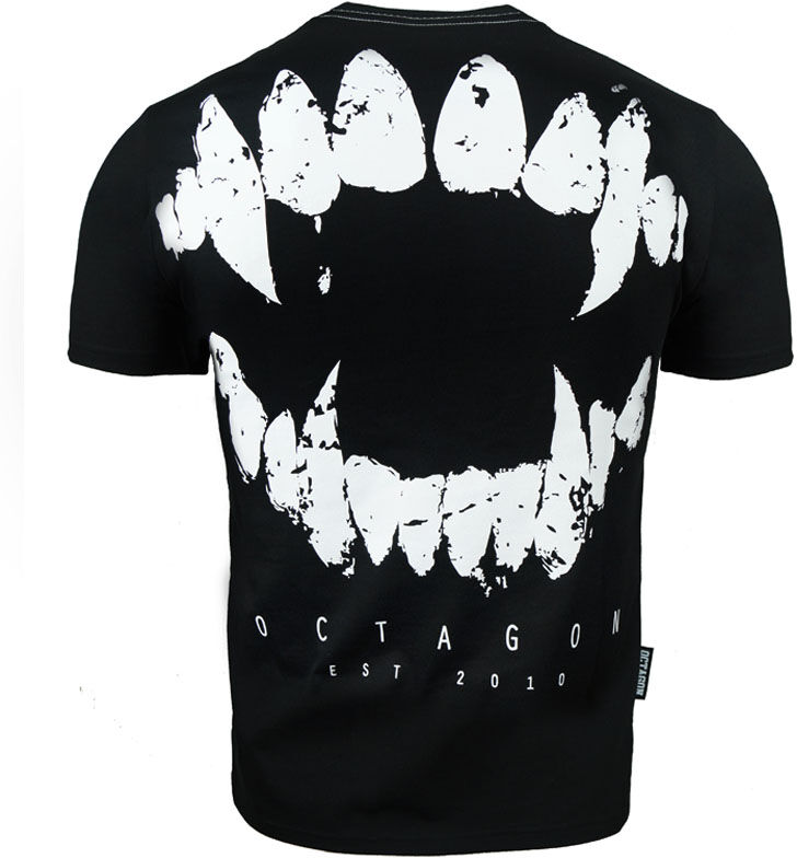 T-Shirt Koszulka Octagon Zęby Black