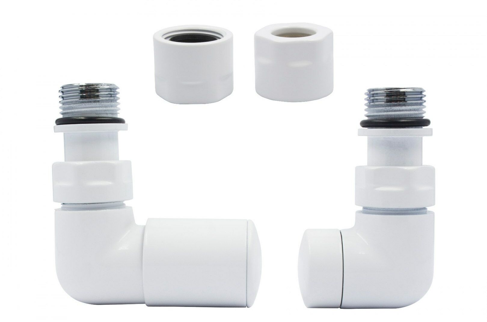 Zawór regulacyjny Vision biały lewy Cu