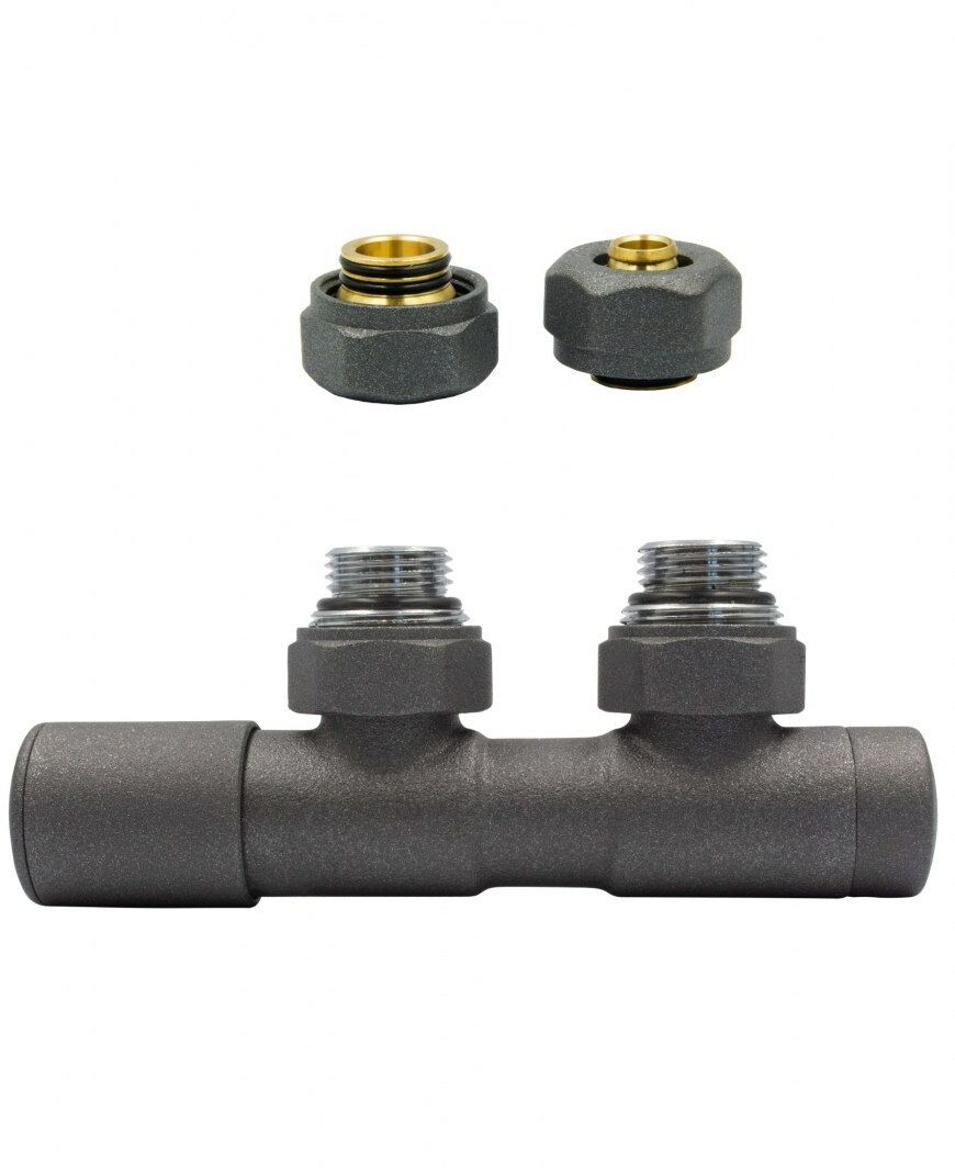 Zawór regulacyjny 50mm TWINS grafit strukturalny lewy Pex