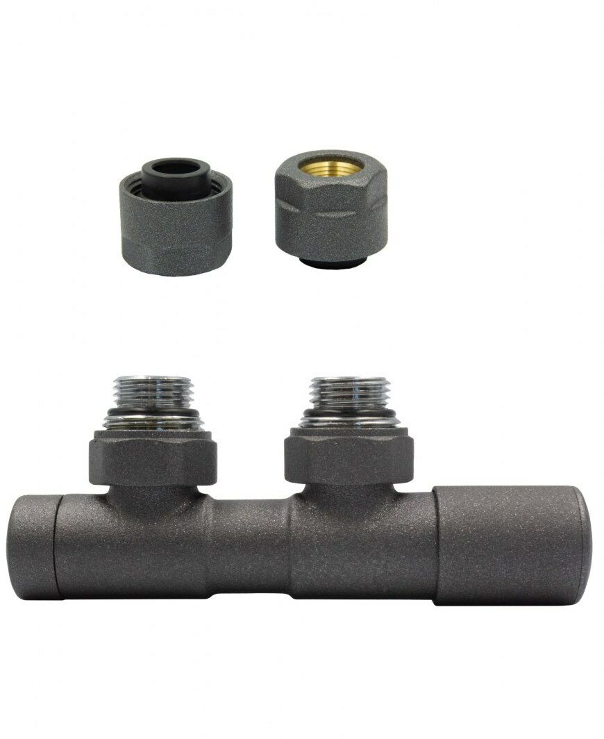 Zawór regulacyjny 50mm TWINS grafit strukturalny prawy Cu