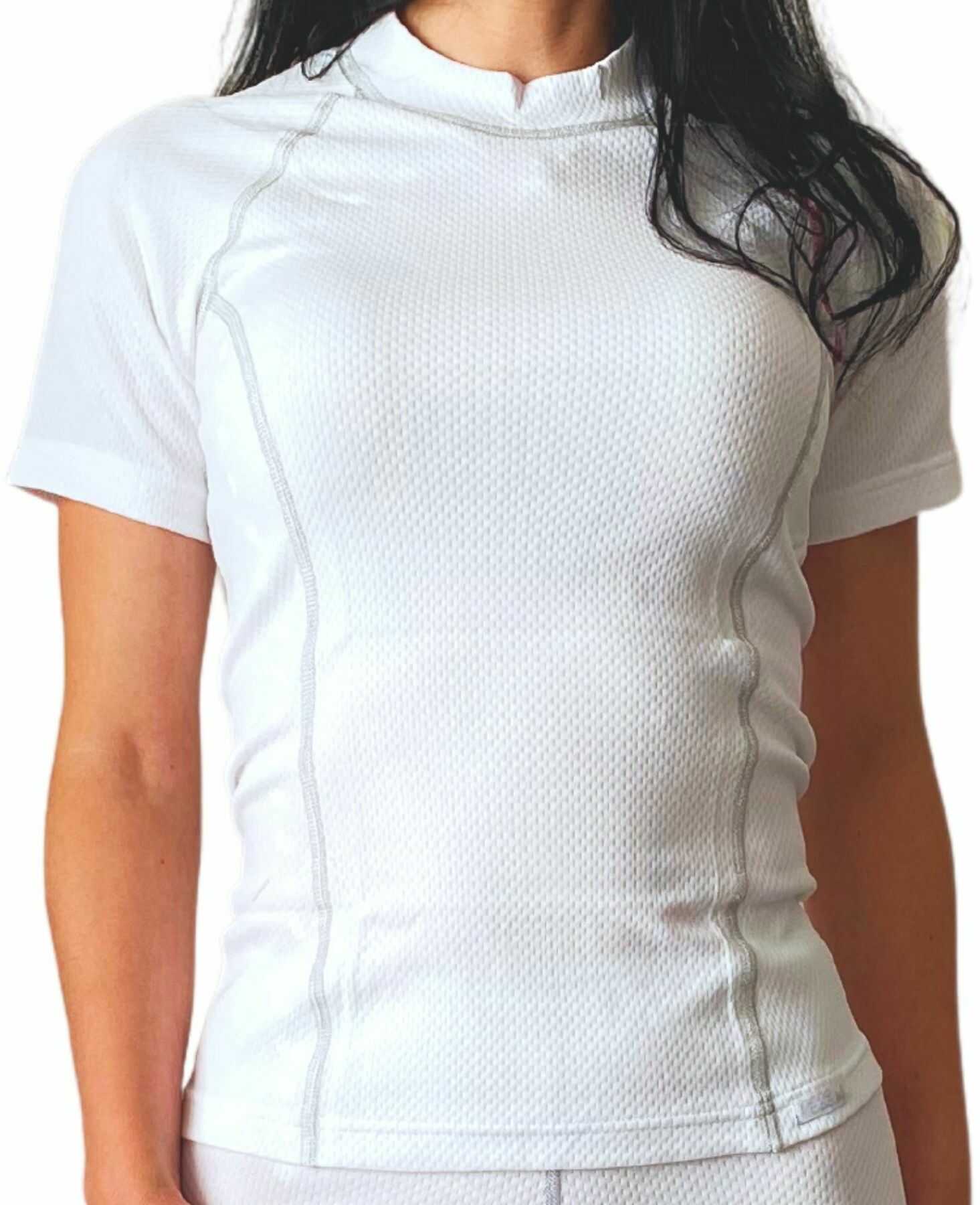 PRO T-shirt z krótkim rękawem - damska .L .biały