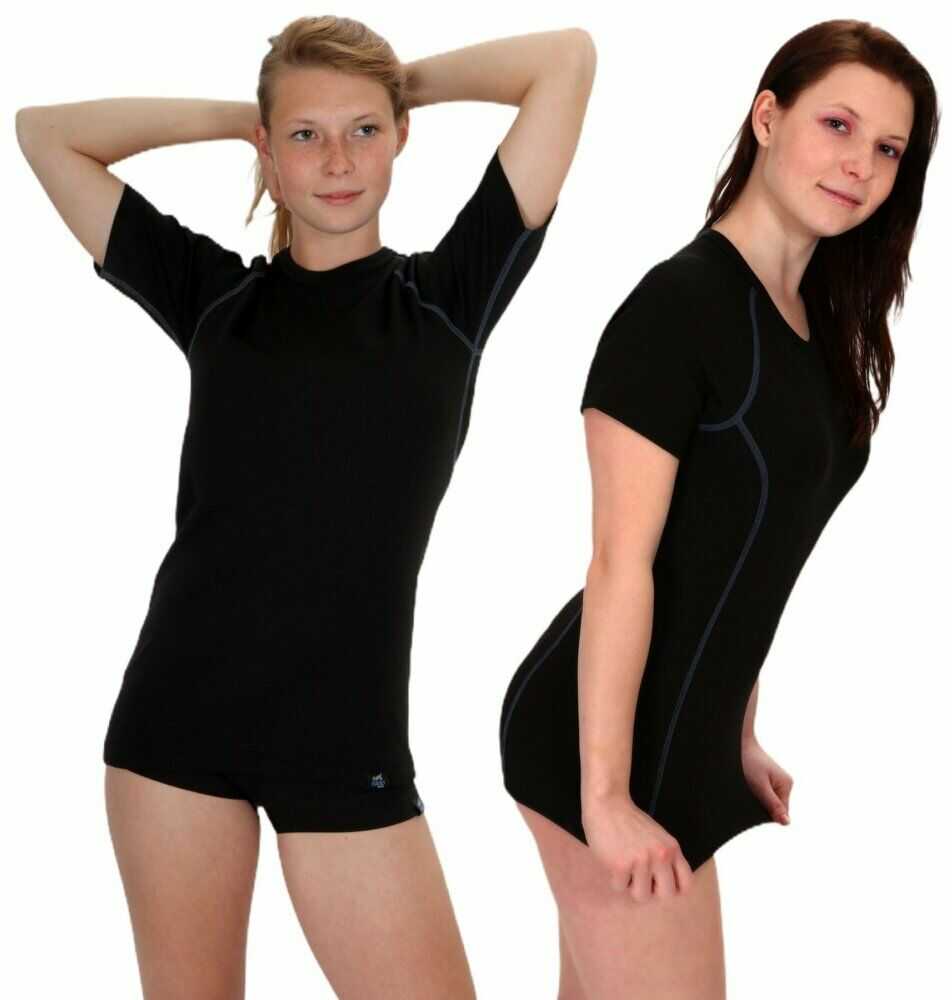 PRO T-shirt z krótkim rękawem - damska .XXL .czarny