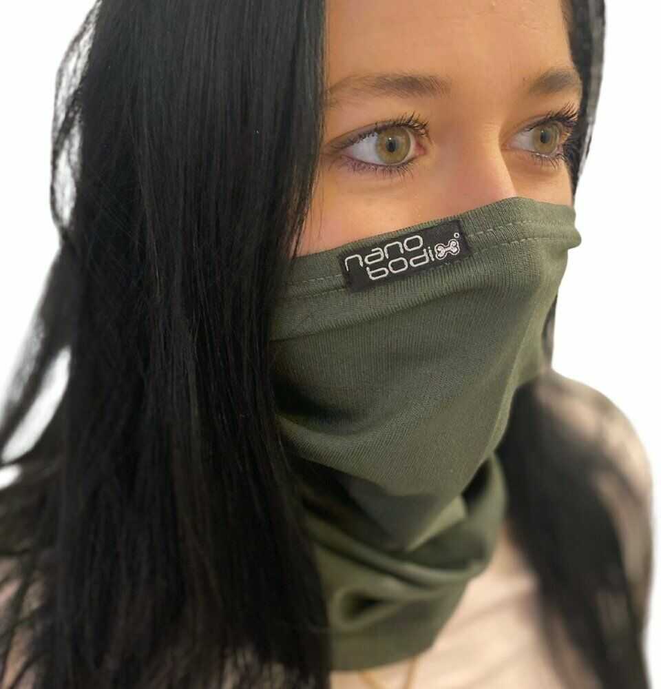 NANO szalik wielofunkcyjny (z kieszenią filtracyjną) .S .khaki