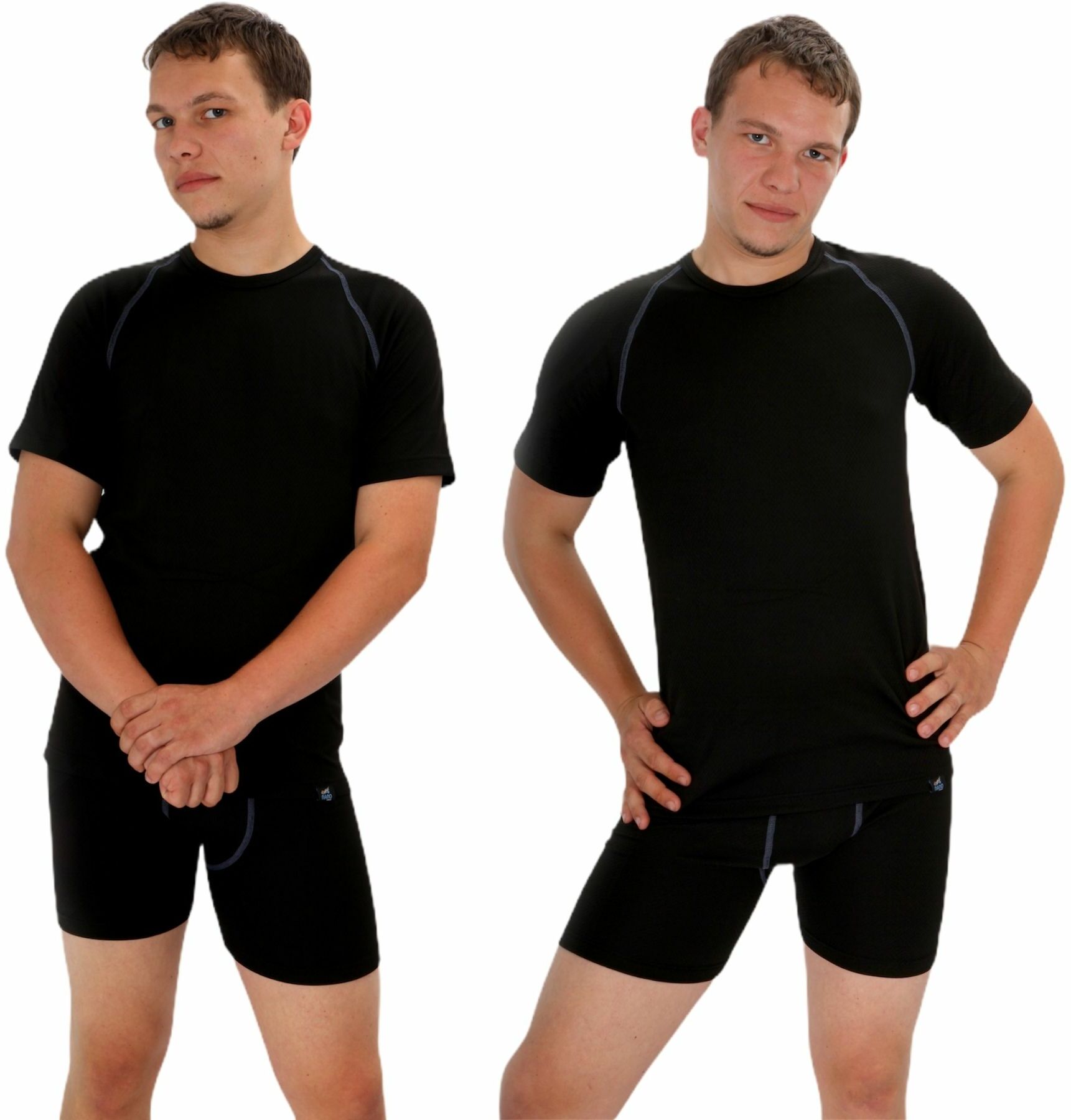 PRO T-shirt z krótkim rękawem - męska .M .ciemnoniebieski