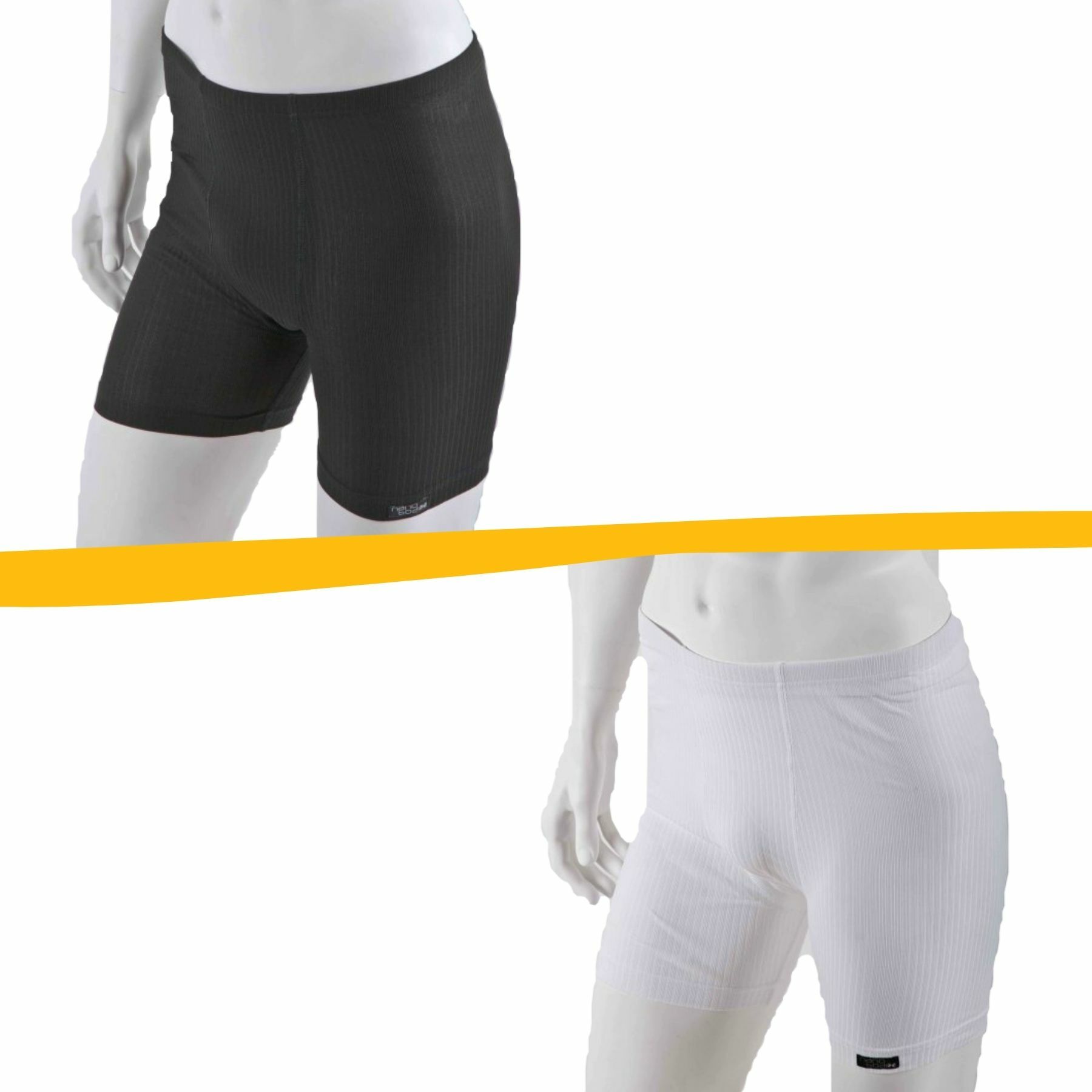 SILUET wydłużone bokserki - damskie .XL .czarny