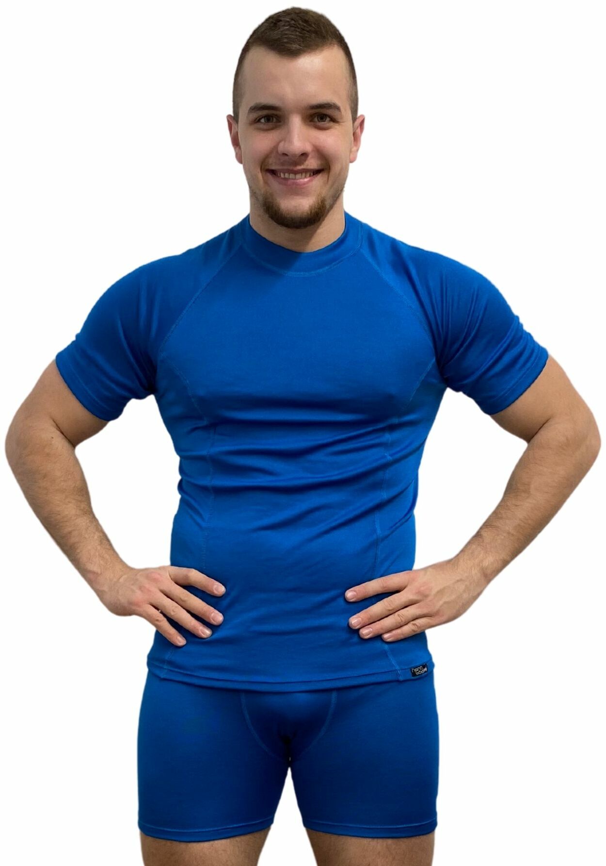 SPORT T-shirt z krótkim rękawem - męska .XS .szary