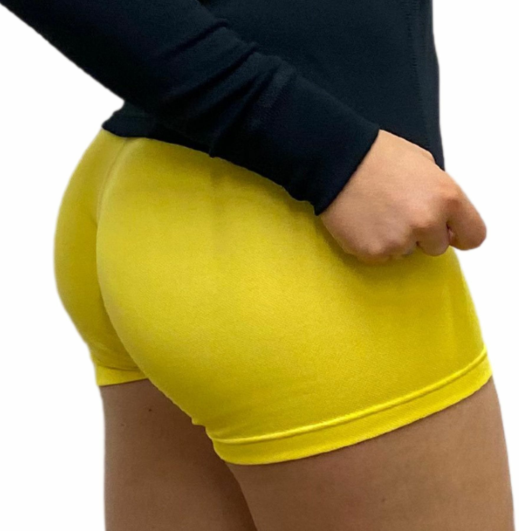 SPORT szorty - damskie .XXL .żółty