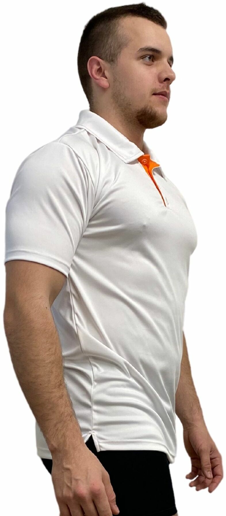 GOLF koszulka polo z krótkim rękawem - męska .S .biały