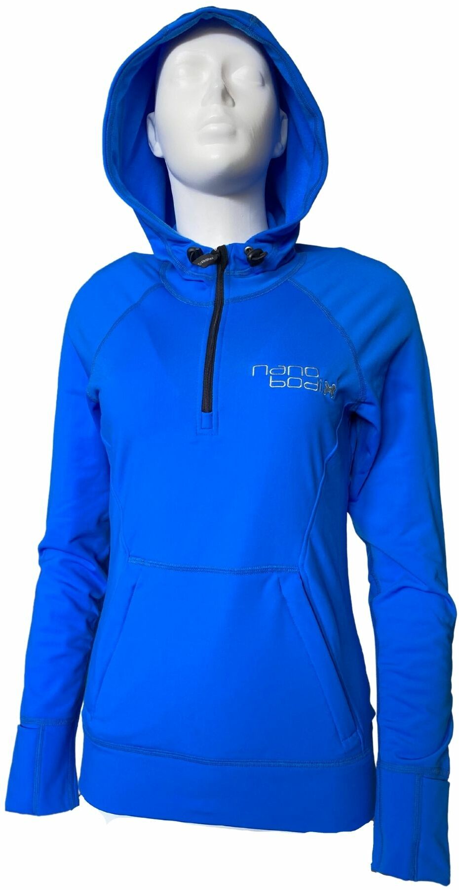 TOP bluza z kapturem - damska .S .siny