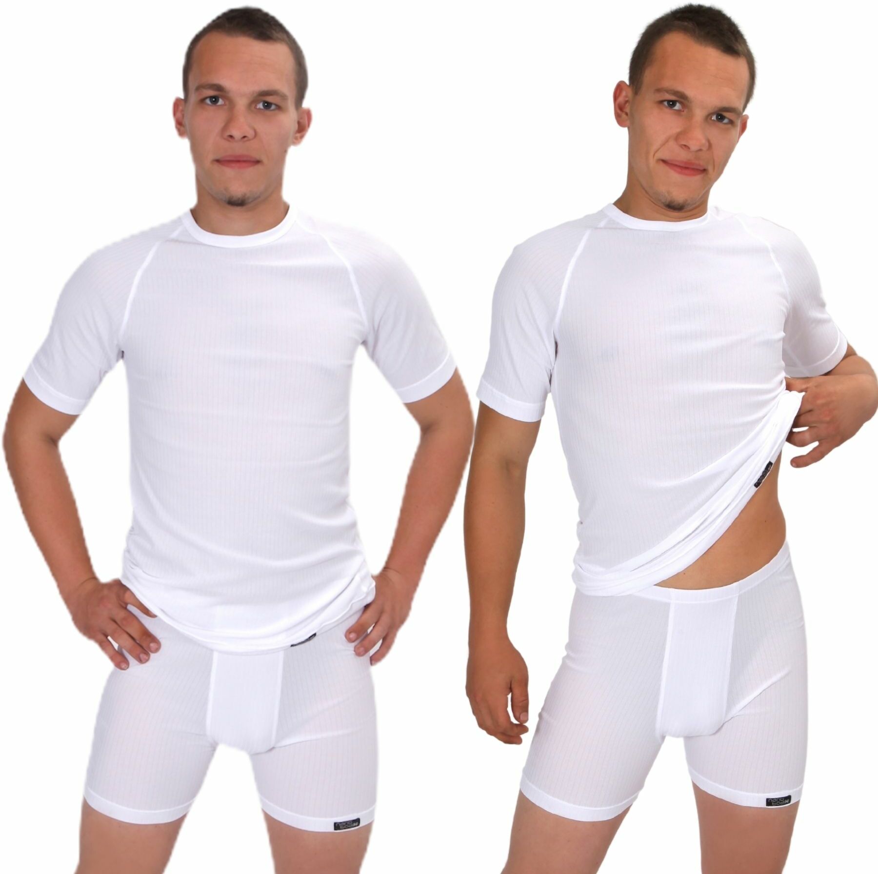 COOL T-shirt z krótkim rękawem - męski .3XL .biały