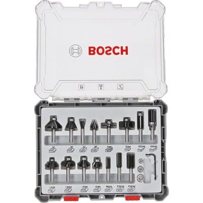 Bosch powertools cutter set 2607017472 15 parts 2607017472