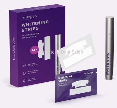 Smilepen whitening strips - paski wybielające wraz z aplikatorem żelu