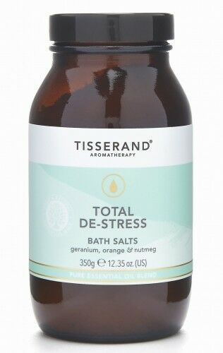 Tisserand Aromatherapy Total De-Stress Bath Salt - Sole do kąpieli (350 g)